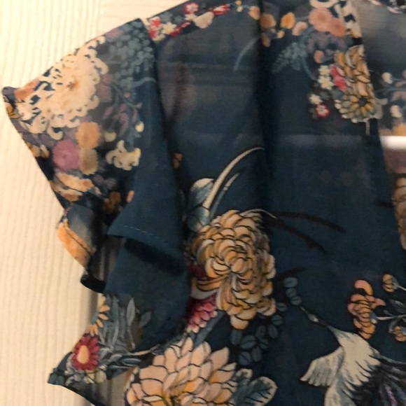 Forever21 sheer blouse size small - Picture 6 of 8